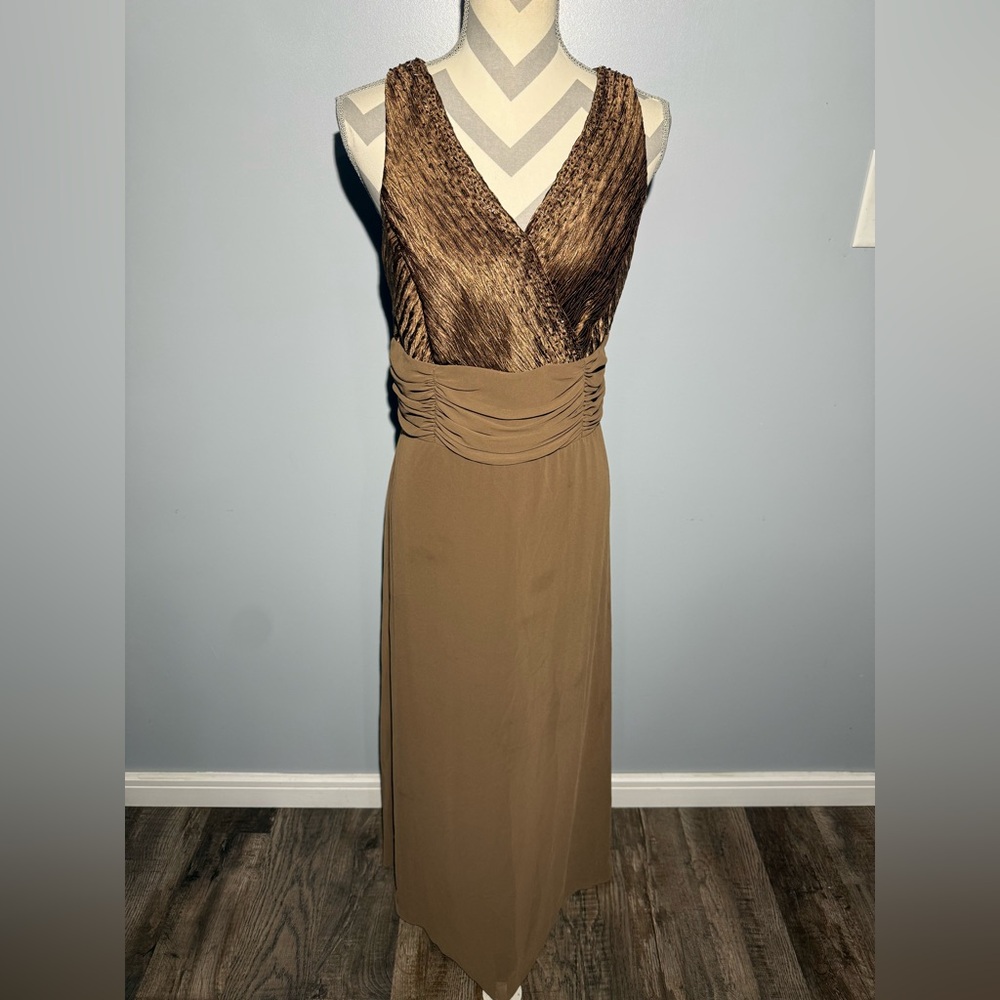 Patra Brown and Tan Dress